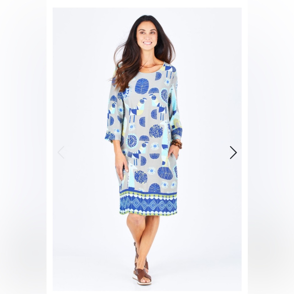 NWT Foil Still Swinging Shirt Dress Size 6